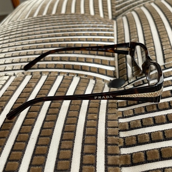 Prada Rhinestone Prescription Glasses - Picture 5 of 8